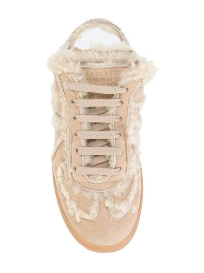 Shop Maison Margiela Replica Mule Sneakers In Neutrals