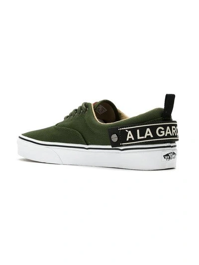 Shop À La Garçonne 'ua Era Pt Military Rifle' Sneakers In Green