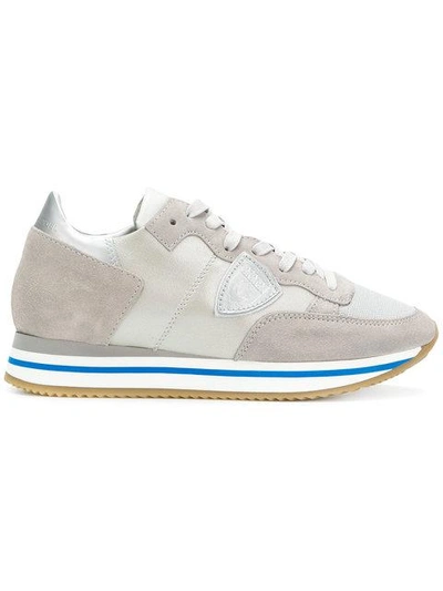 Shop Philippe Model Low-top Sneakers - Nude & Neutrals