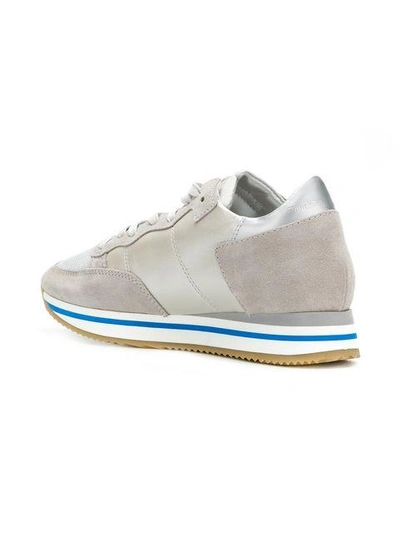 Shop Philippe Model Low-top Sneakers - Nude & Neutrals