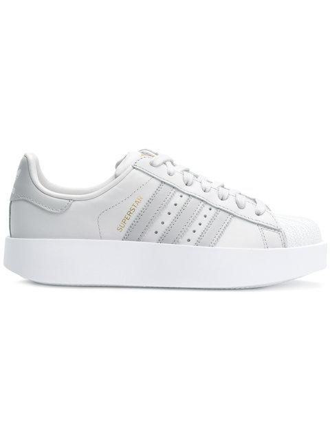 adidas superstar platform white