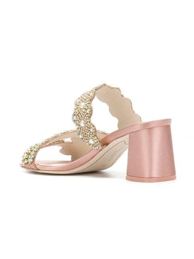 Shop Sophia Webster Embellished Sandals In Pink