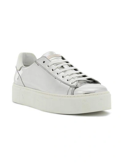 Shop Dsquared2 Platform Low-top Sneakers - Metallic