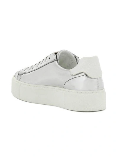 Shop Dsquared2 Platform Low-top Sneakers - Metallic