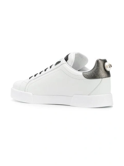 Shop Dolce & Gabbana Classic Design Sneakers In White