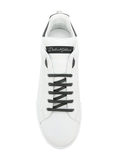 Shop Dolce & Gabbana Classic Design Sneakers In White