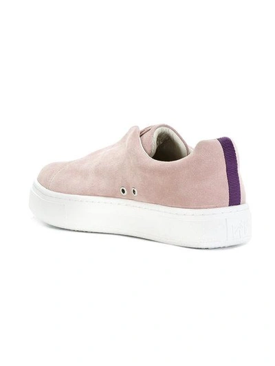 Shop Eytys Slip On Sneakers - Pink