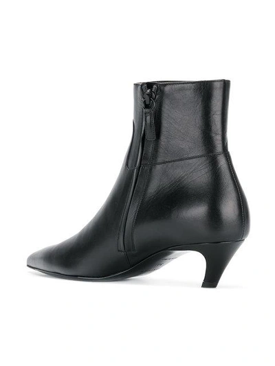 Shop Balenciaga Slash Booties In Black