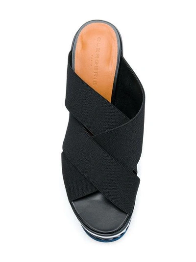 Shop Robert Clergerie Drystan Platform Sandals In Black