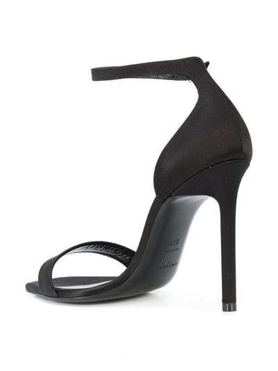 Shop Saint Laurent Amber Sandals In Black