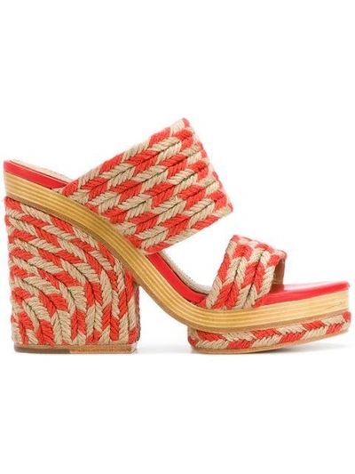 Shop Tory Burch Lola Sandals In Yellow