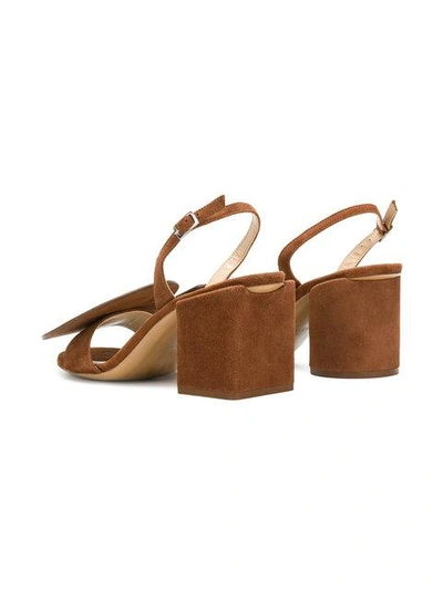 Shop Jacquemus Sling Back Sandals