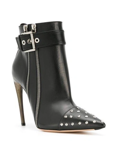 Shop Alexander Mcqueen Studded Ankle Boots