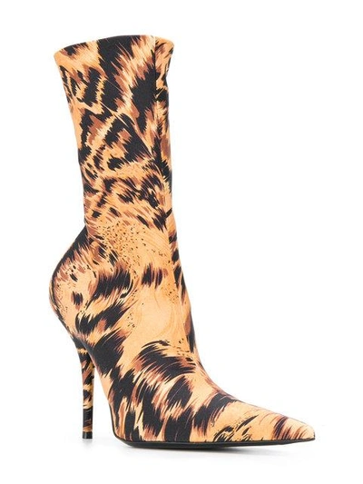 Shop Balenciaga Tiger Knife Booties