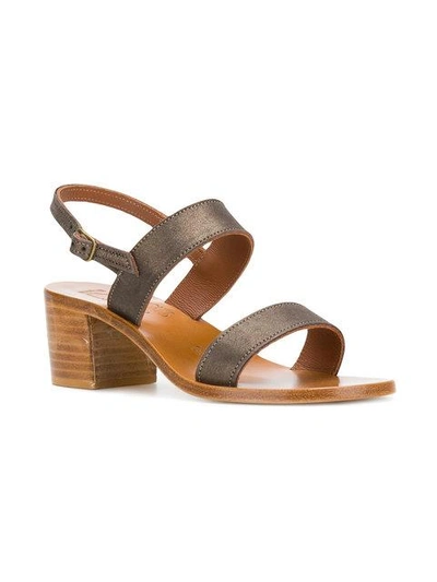 Shop K.jacques Slingback Sandals In Brown
