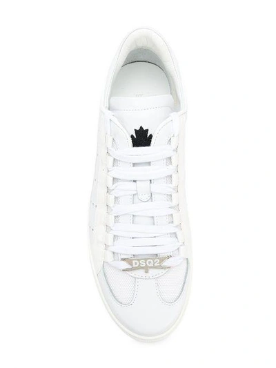 Shop Dsquared2 Platform Sneakers In White