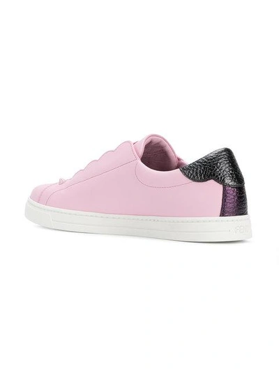 Shop Fendi Colour-block Slip-on Sneakers