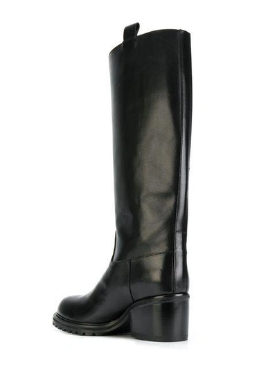 Shop A.f.vandevorst Heeled Wellington Boots In Black