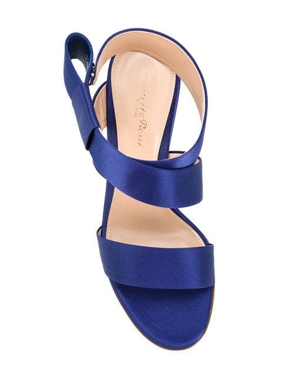 Shop Gianvito Rossi Rae Sandals In Blue