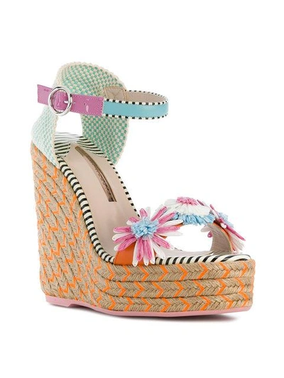 Shop Sophia Webster Lucita Sandals In Multicolour