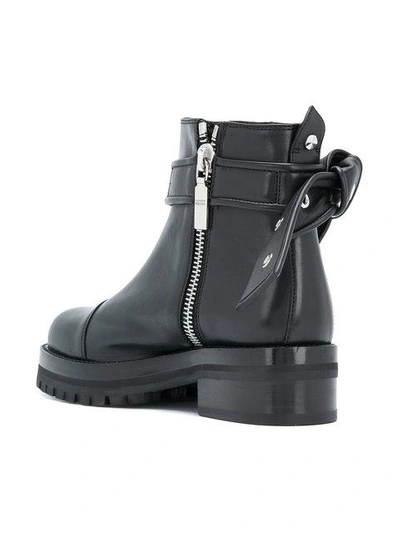 Shop Alexander Mcqueen Biker Boots - Black