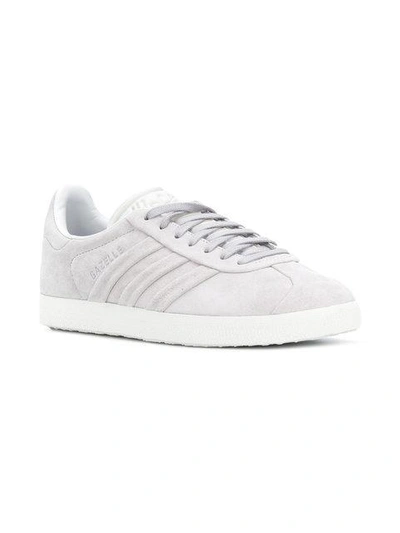 Shop Adidas Originals Gazelle Sneakers In Grey