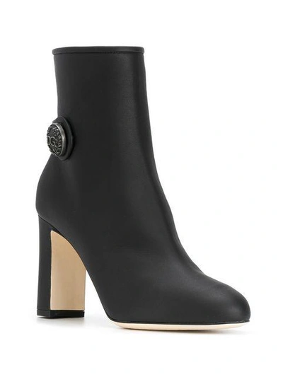 Shop Dolce & Gabbana Vally Ankle Boots - Black