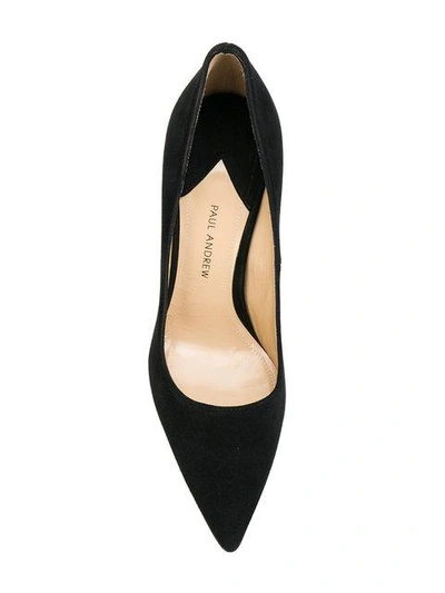 Shop Paul Andrew Pointed Toe Pumps In Black