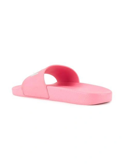 Shop Dsquared2 Icon Slides In Pink