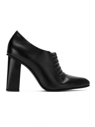 Shop Studio Chofakian Leather Pumps In Black