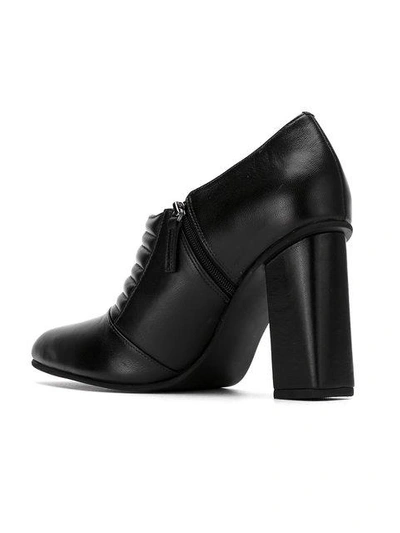 Shop Studio Chofakian Leather Pumps In Black