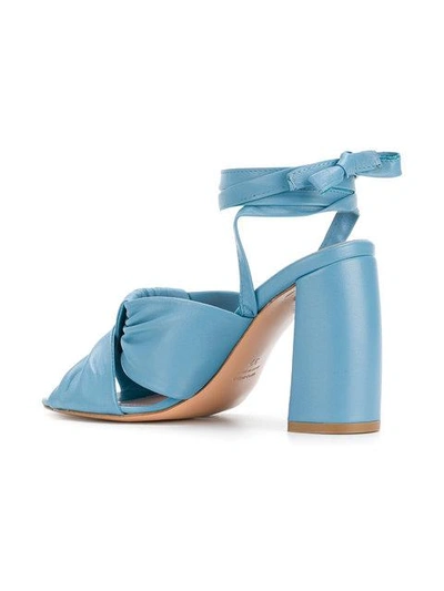 Shop Anna F. Lace-up Sandals - Blue