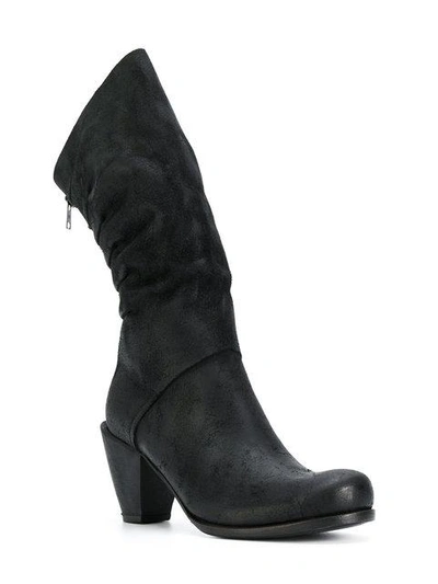 Shop Lost & Found Ria Dunn Pleated Back Boots - Black