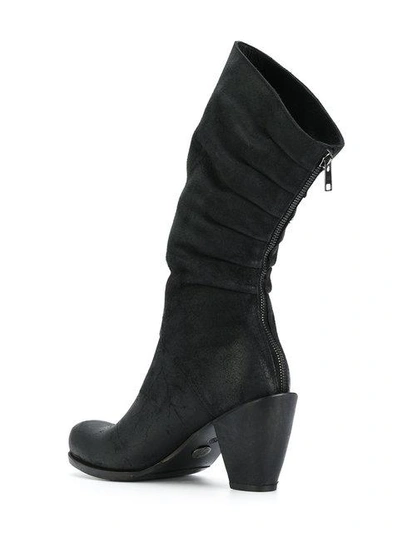 Shop Lost & Found Ria Dunn Pleated Back Boots - Black