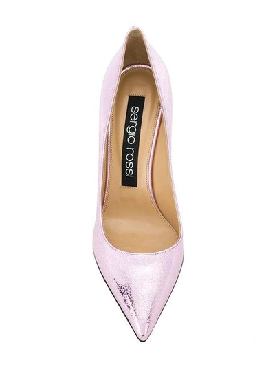 Shop Sergio Rossi Pointed Toe Pumps