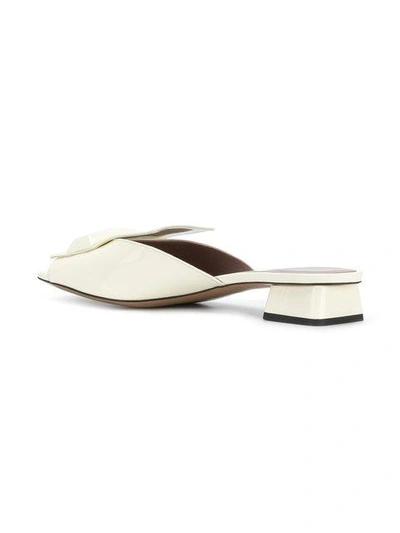 Shop Rayne Square Front Mules In White
