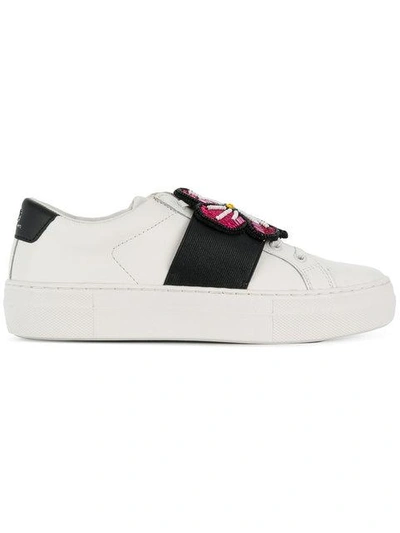 Shop Moa Master Of Arts Elasticated Band Lace-up Sneakers