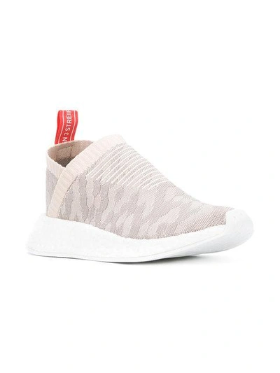 Shop Adidas Originals Nmd_cs2 Primeknit Sneakers In Neutrals