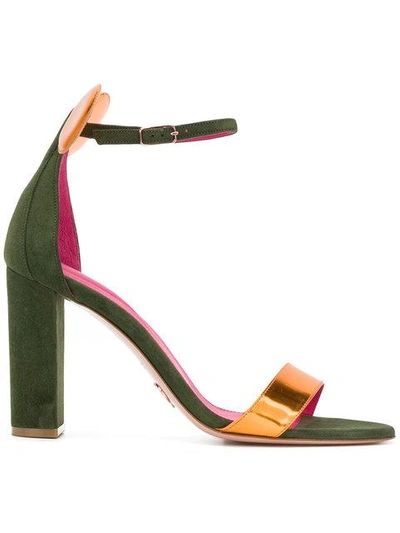 Shop Oscar Tiye Open Toe Sandals - Green