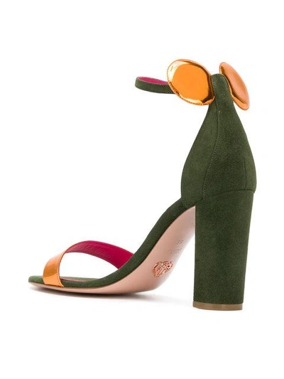 Shop Oscar Tiye Open Toe Sandals - Green