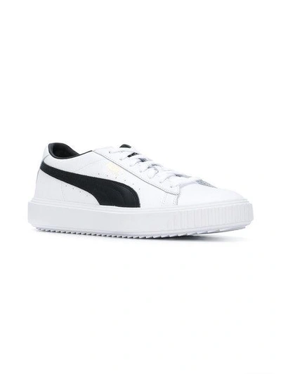 Shop Puma Classic Basket Sneakers In White