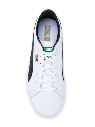 Shop Puma Classic Basket Sneakers In White