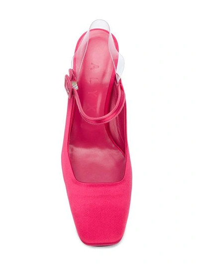 Shop Alyx Sling Back Square Toe Sandals In 031.pink