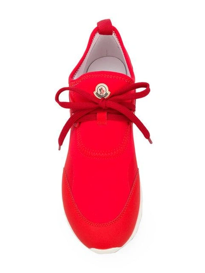 Shop Moncler Jasmine Sneakers - Red