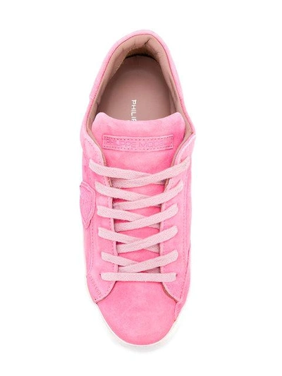 Shop Philippe Model Paris Sneakers In Pink