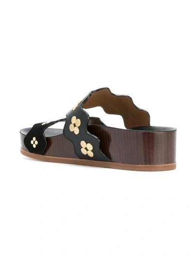 Shop Chloé Lauren Platform Sandals - Black