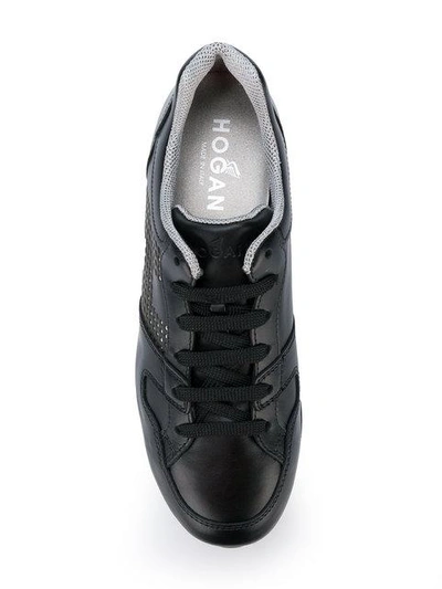 Shop Hogan Maxi H283 Sneakers - Black