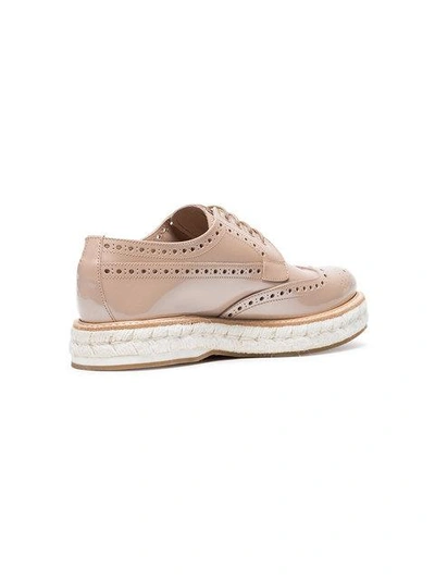 Shop Church's Pink Tamsin Patent Leather Brogues