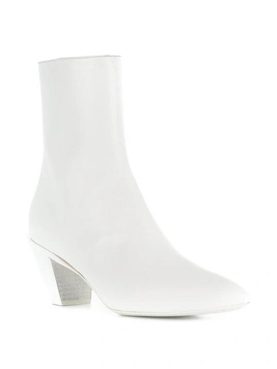 Shop A.f.vandevorst Pointed Toe Boots - White