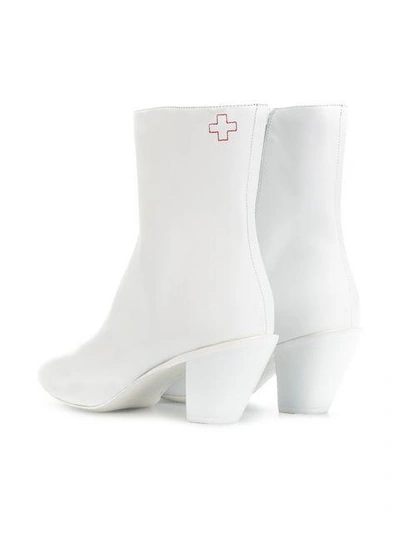 Shop A.f.vandevorst Pointed Toe Boots - White